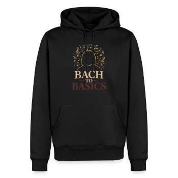 Klassischer Pianist Klavierleben Musikrezital - Männer Premium Bio Hoodie - Schwarz - Vorne - Nico (187cm)