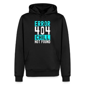 Trouble anxieux Trouble anxieux - Sweat à capuche Premium bio Homme - noir - Devant - Nico (187cm)