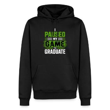 Gaming Graduation Abitur Gamer Gamer - Sweat à capuche Premium bio Homme - noir - Devant - Nico (187cm)