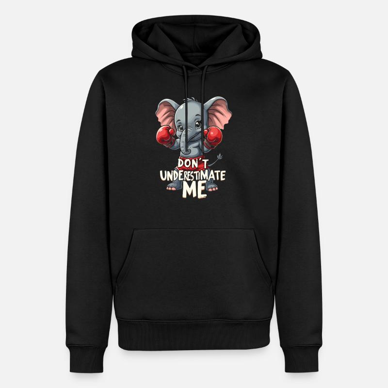 Boxe Muay Thai - Sweat à capuche Premium bio Homme - noir
