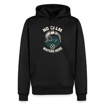 Whitewater Adventure River Rafting Crew Outdoor - Männer Premium Bio Hoodie - Schwarz - Vorne - Nico (187cm)