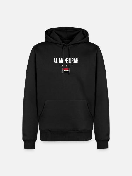 Al Mansurah Egypt - Men’s Premium Organic Hoodie - black