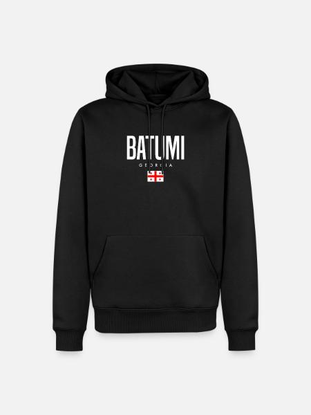 Batumi, Georgia - Men’s Premium Organic Hoodie - black