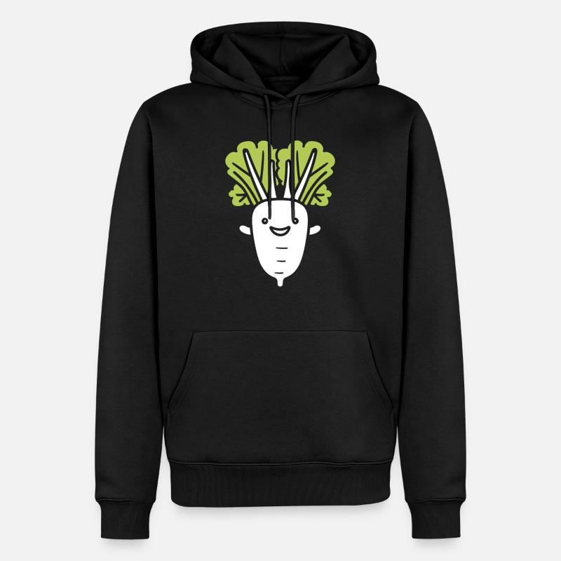 Endive - Männer Premium Bio Hoodie - Schwarz