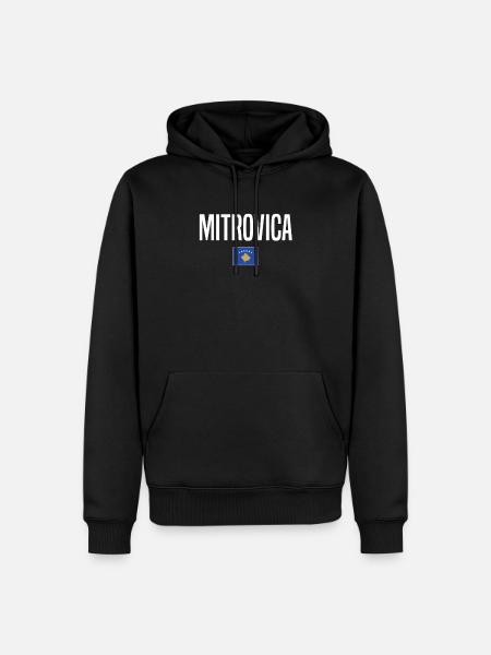 Mitrovica Kosovo - Men’s Premium Organic Hoodie - black