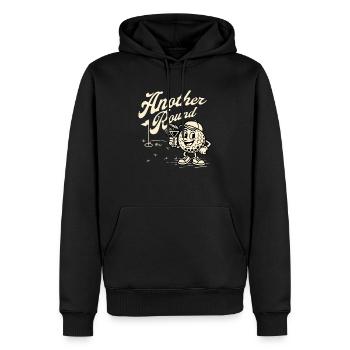 Un autre humour de golf pour les joueurs qui aiment s’amuser - Sweat à capuche Premium bio Homme - noir - Devant - Nico (187cm)
