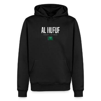 Al Hufuf Saudi-Arabien - Männer Premium Bio Hoodie - Schwarz - Vorne - Nico (187cm)