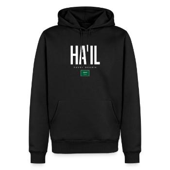 Ha'il Saudi-Arabien - Männer Premium Bio Hoodie - Schwarz - Vorne - Nico (187cm)