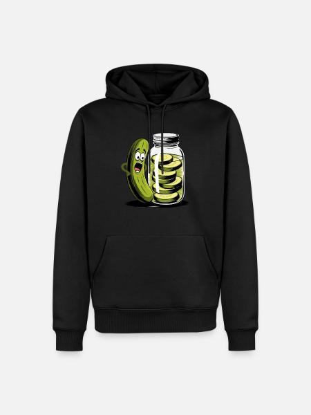 Concombre Concombre Pot - Sweat à capuche Premium bio Homme - noir