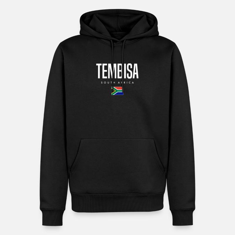 Tembisa, Afrique du Sud - Sweat à capuche Premium bio Homme - noir