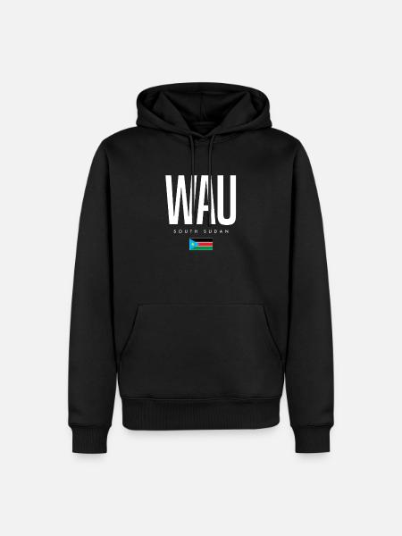 Wau South Sudan - Men’s Premium Organic Hoodie - black