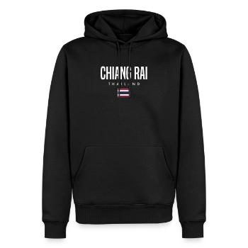 Chiang Rai Thailand - Männer Premium Bio Hoodie - Schwarz - Vorne - Nico (187cm)