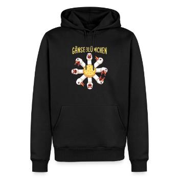 Garten Chefin Gartenarbeit Gänseblümchen - Männer Premium Bio Hoodie - Schwarz - Vorne - Nico (187cm)