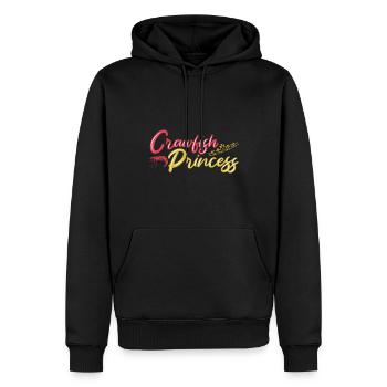Écrevisse Écrevisse - Sweat à capuche Premium bio Homme - noir - Devant - Nico (187cm)