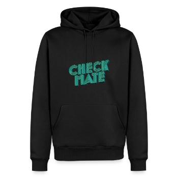 Échecs Echecs Echecs Echecs Moves Joueur D’échecs - Sweat à capuche Premium bio Homme - noir - Devant - Nico (187cm)