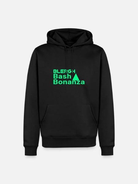 Blergh Bash Bonanza - Men’s Premium Organic Hoodie - black