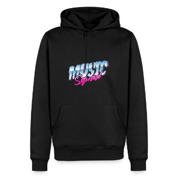 Groupe de musique Professeur de musique Musicien - Sweat à capuche Premium bio Homme - noir - Devant - Nico (187cm)