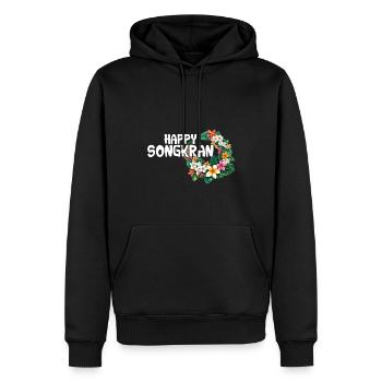 Frohes SongKran Fest Thailand - Männer Premium Bio Hoodie - Schwarz - Vorne - Nico (187cm)
