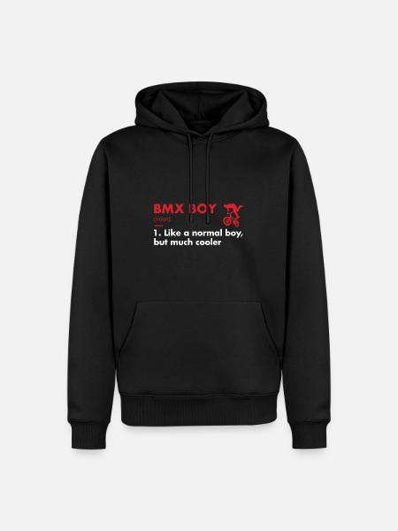 Sport Boy Definition BMX - Men’s Premium Organic Hoodie - black