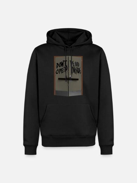 Do not open dead inside - Men’s Premium Organic Hoodie - black