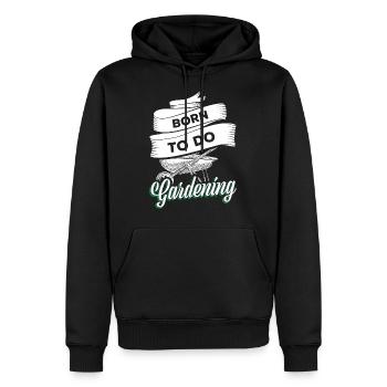 Gartenbau Gärtnern - Männer Premium Bio Hoodie - Schwarz - Vorne - Nico (187cm)