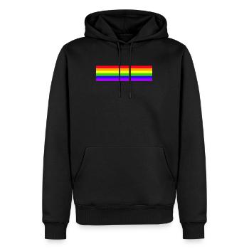 Gay Pride Flag Lesbian LGBT - Männer Premium Bio Hoodie - Schwarz - Vorne - Nico (187cm)