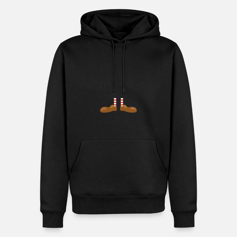 Schuhe St Patricks Day - Männer Premium Bio Hoodie - Schwarz