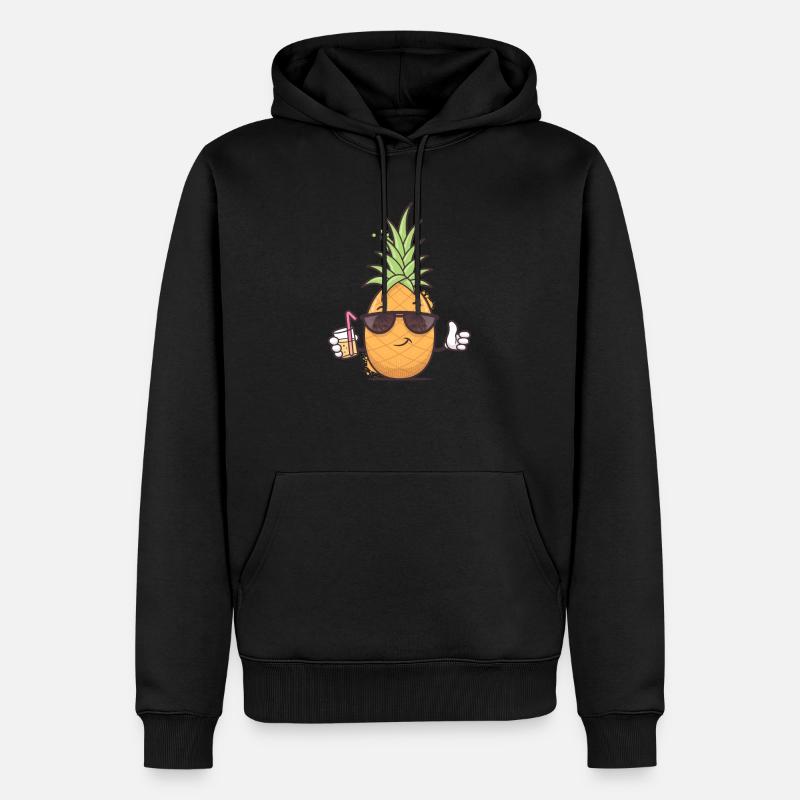 Kühle Ananas - Männer Premium Bio Hoodie - undefined