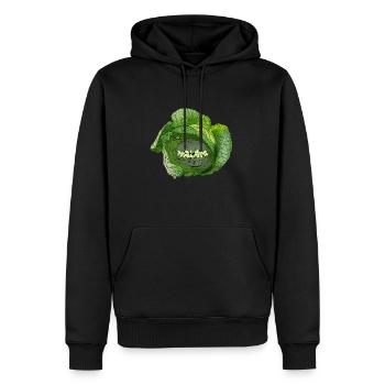 Böser Kopfsalat Geschenkidee für Gesunde Ernährung - Männer Premium Bio Hoodie - Schwarz - Vorne - Nico (187cm)