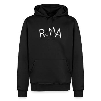 Rom Hauptstadt Italien Souvenir Roma Souvenir - Männer Premium Bio Hoodie - Schwarz - Vorne - Nico (187cm)