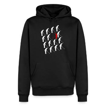 Golf Gift Golf Swing Golf Course is different - Men’s Premium Organic Hoodie - black - Front - Nico (187cm)