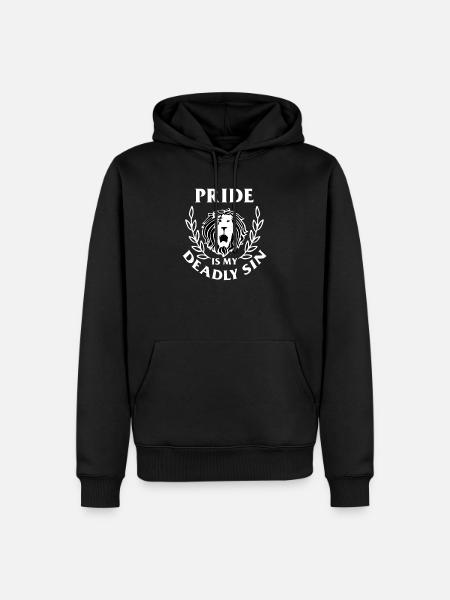 Sept péchés capitaux - Sweat à capuche Premium bio Homme - noir