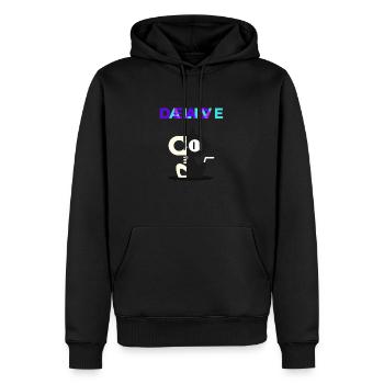Schrödingers Katze Physiker Nerd - Männer Premium Bio Hoodie - Schwarz - Vorne - Nico (187cm)