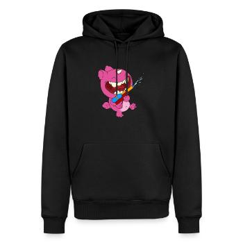 Coole Wasserpistole und Monster für den Sommer - Männer Premium Bio Hoodie - Schwarz - Vorne - Nico (187cm)