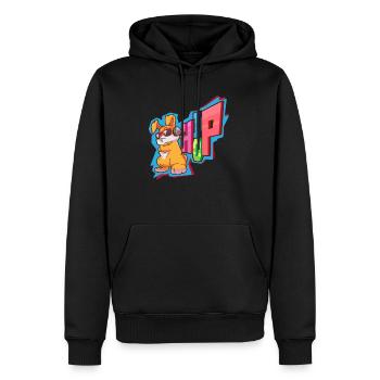 Ostern - Männer Premium Bio Hoodie - Schwarz - Vorne - Nico (187cm)