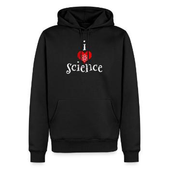 Science science science - Men’s Premium Organic Hoodie - black - Front - Nico (187cm)