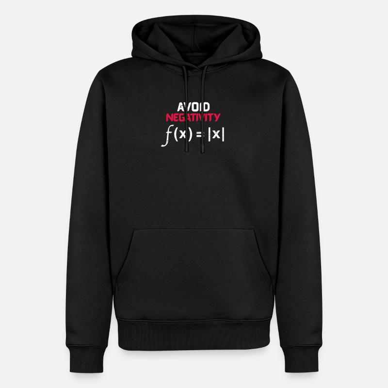 Math Math Mathematical Algebra Gift - Men’s Premium Organic Hoodie - black