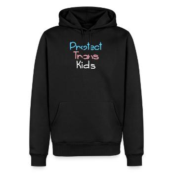 Schützen Sie Transgender Kinder - Männer Premium Bio Hoodie - Schwarz - Vorne - Nico (187cm)