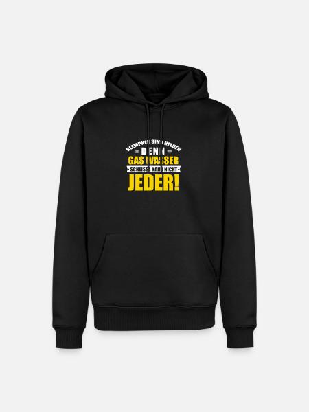 Plumber - Men’s Premium Organic Hoodie - black