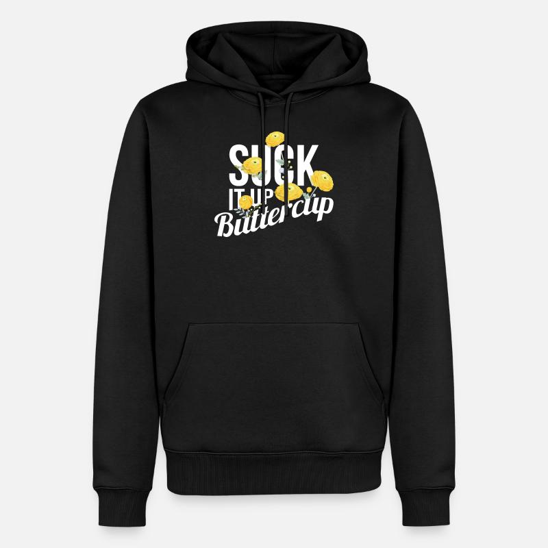 Suc It Up Buttercup - Sweat à capuche Premium bio Homme - noir
