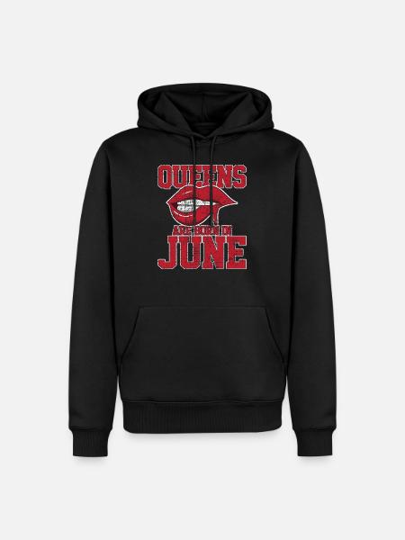 June Queens - Männer Premium Bio Hoodie - Schwarz
