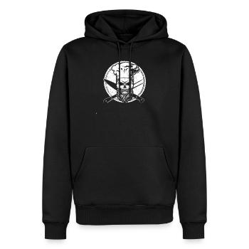 Koch Chefkoch Hobbykoch - Männer Premium Bio Hoodie - Schwarz - Vorne - Nico (187cm)