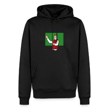 Teacher At The Blackboard - Men’s Premium Organic Hoodie - black - Front - Nico (187cm)
