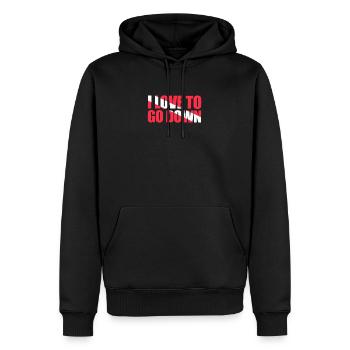 Diver Diver Diving Scuba Diving Gift - Sweat à capuche Premium bio Homme - noir - Devant - Nico (187cm)