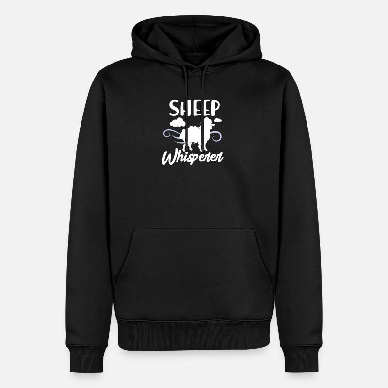 mouton - Sweat à capuche Premium bio Homme - noir