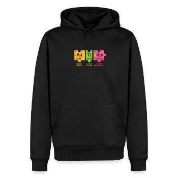 Autismus Autist Asperger Syndrom Autism Geschenk - Männer Premium Bio Hoodie - Schwarz - Vorne - Nico (187cm)