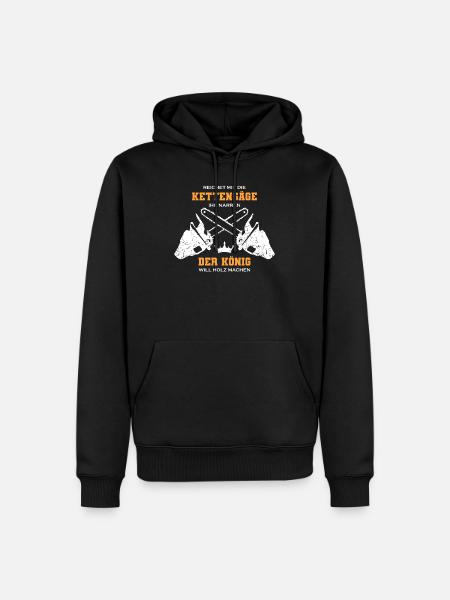 Making wood - Men’s Premium Organic Hoodie - black
