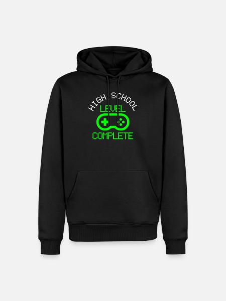 high school graduation - Men’s Premium Organic Hoodie - black
