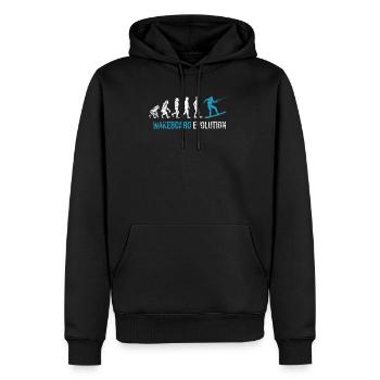 Evolution wakeboarder - Men’s Premium Organic Hoodie - black - Front - Nico (187cm)