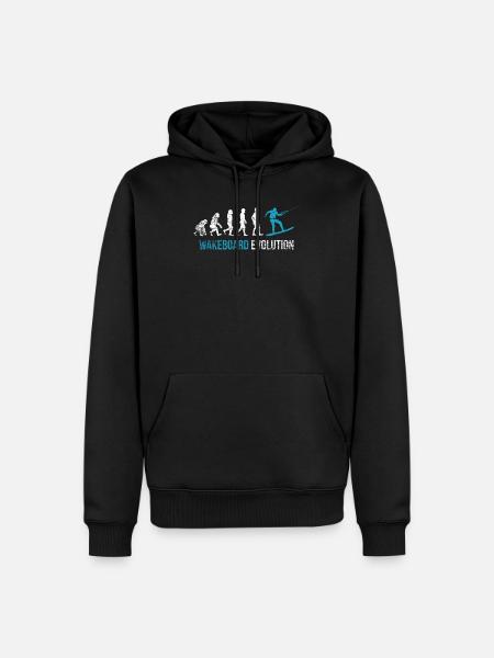 Evolution wakeboarder - Men’s Premium Organic Hoodie - black